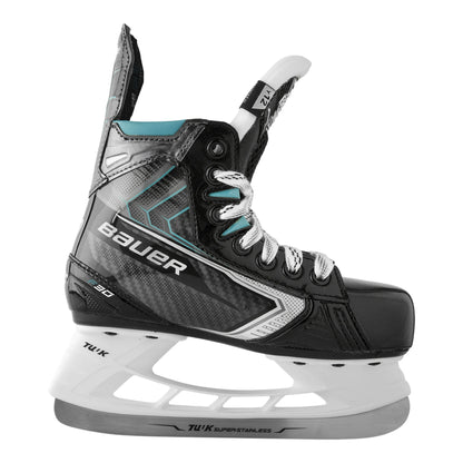 Bauer Supreme F30 Youth Hockey Skates single skate lateral view
