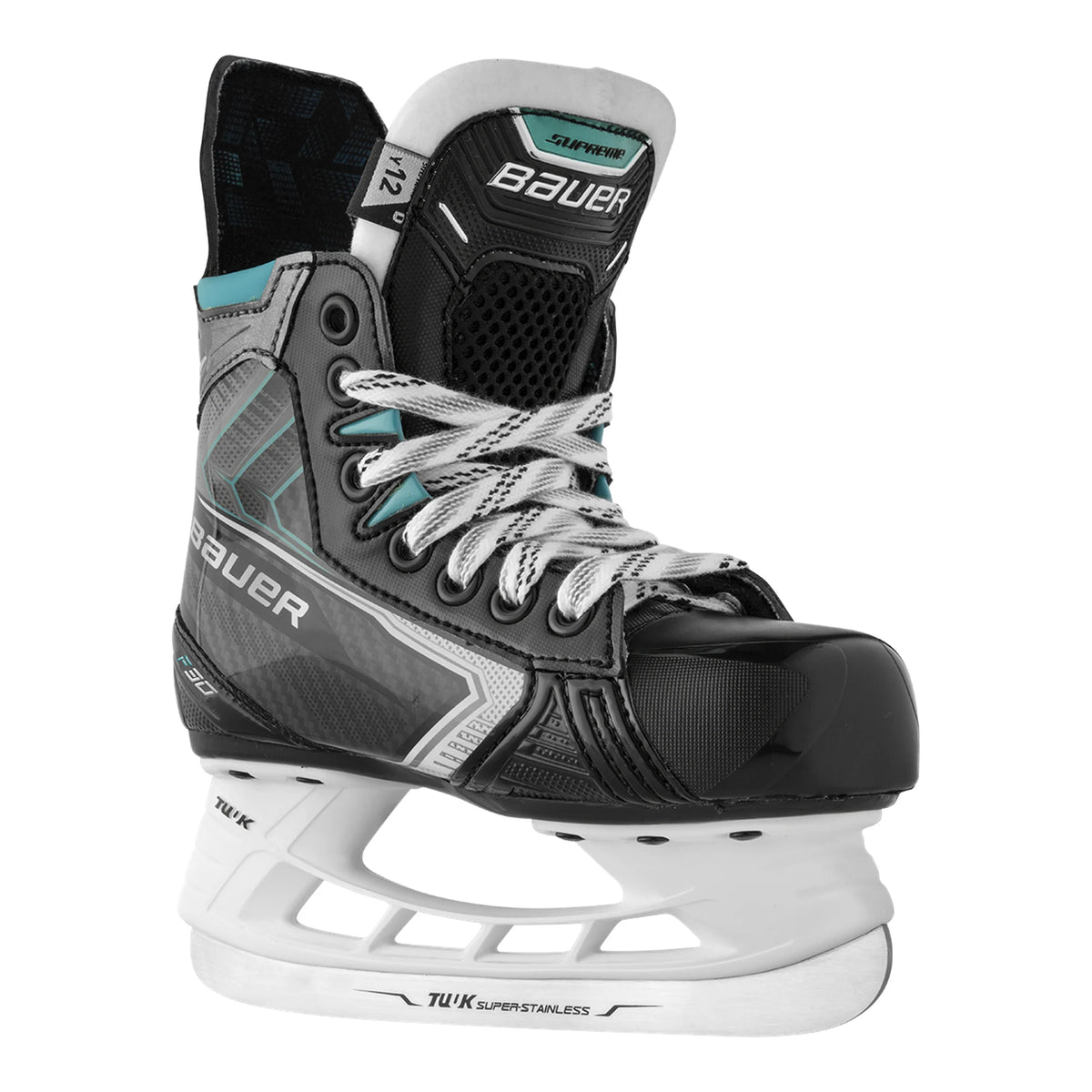Bauer Supreme F30 Youth Hockey Skates front three-quarter view
