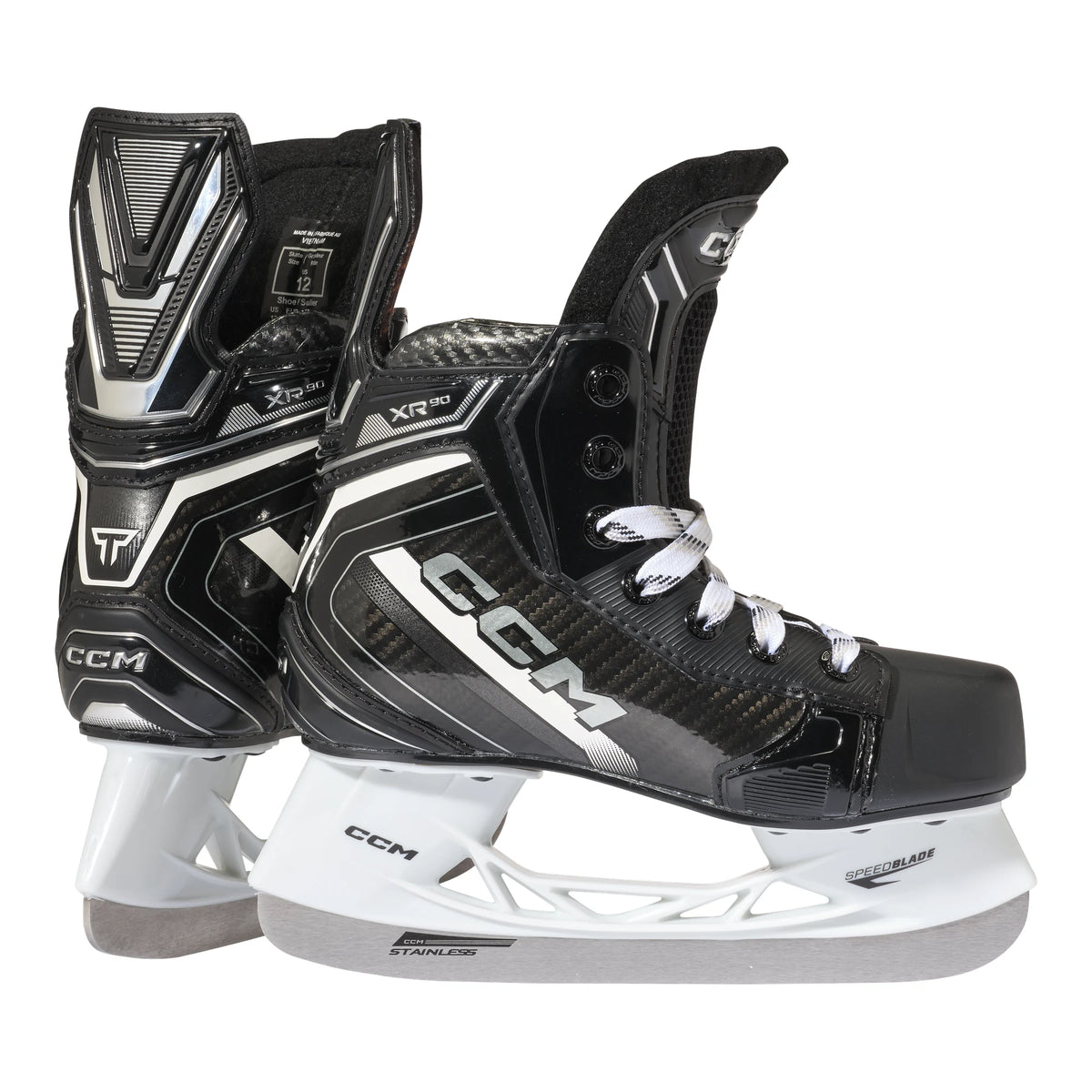 CCM Tacks XR90 Youth Hockey Skates (2026) rear lateral view