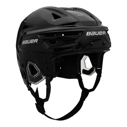Bauer RE-AKT 155 Hockey Helmet black front three-quarter view