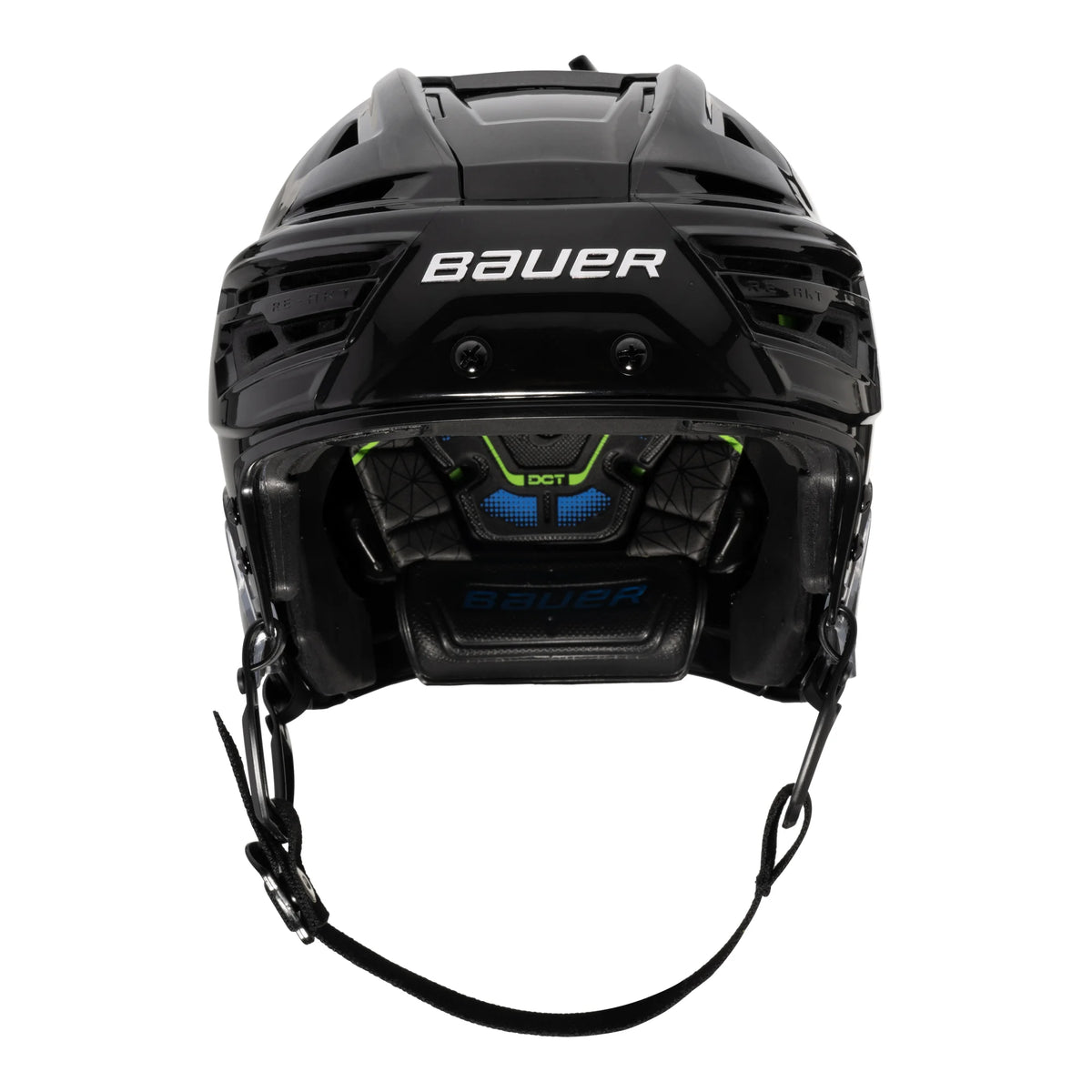 Bauer RE-AKT 155 Hockey Helmet black interior front detail