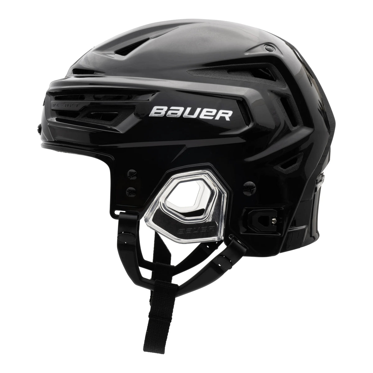Bauer RE-AKT 155 Hockey Helmet black side view