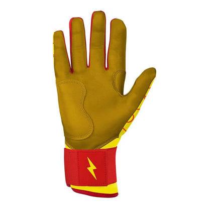 BRUCE BOLT Signature Series Adult Long Cuff Batting Gloves