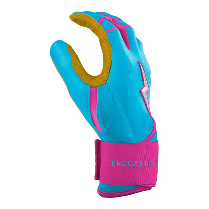 BRUCE BOLT Signature Series Adult Long Cuff Batting Gloves