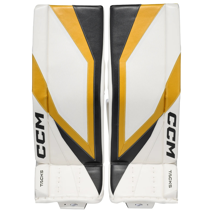 CCM Tacks Senior Goalie Leg Pads - Team Colours (2026)