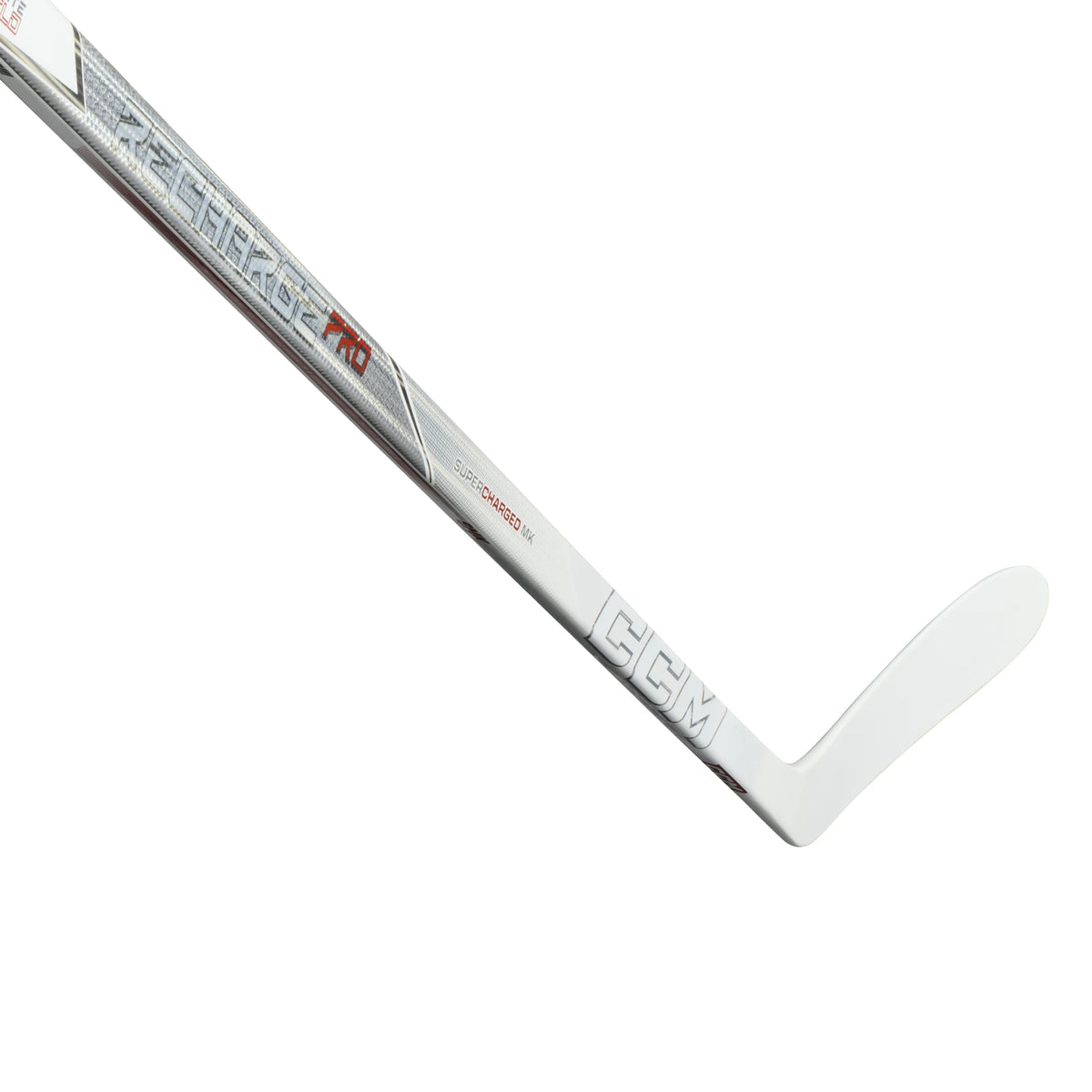 CCM Tacks Recharge Pro Junior Hockey Stick - White alternate product view 2
