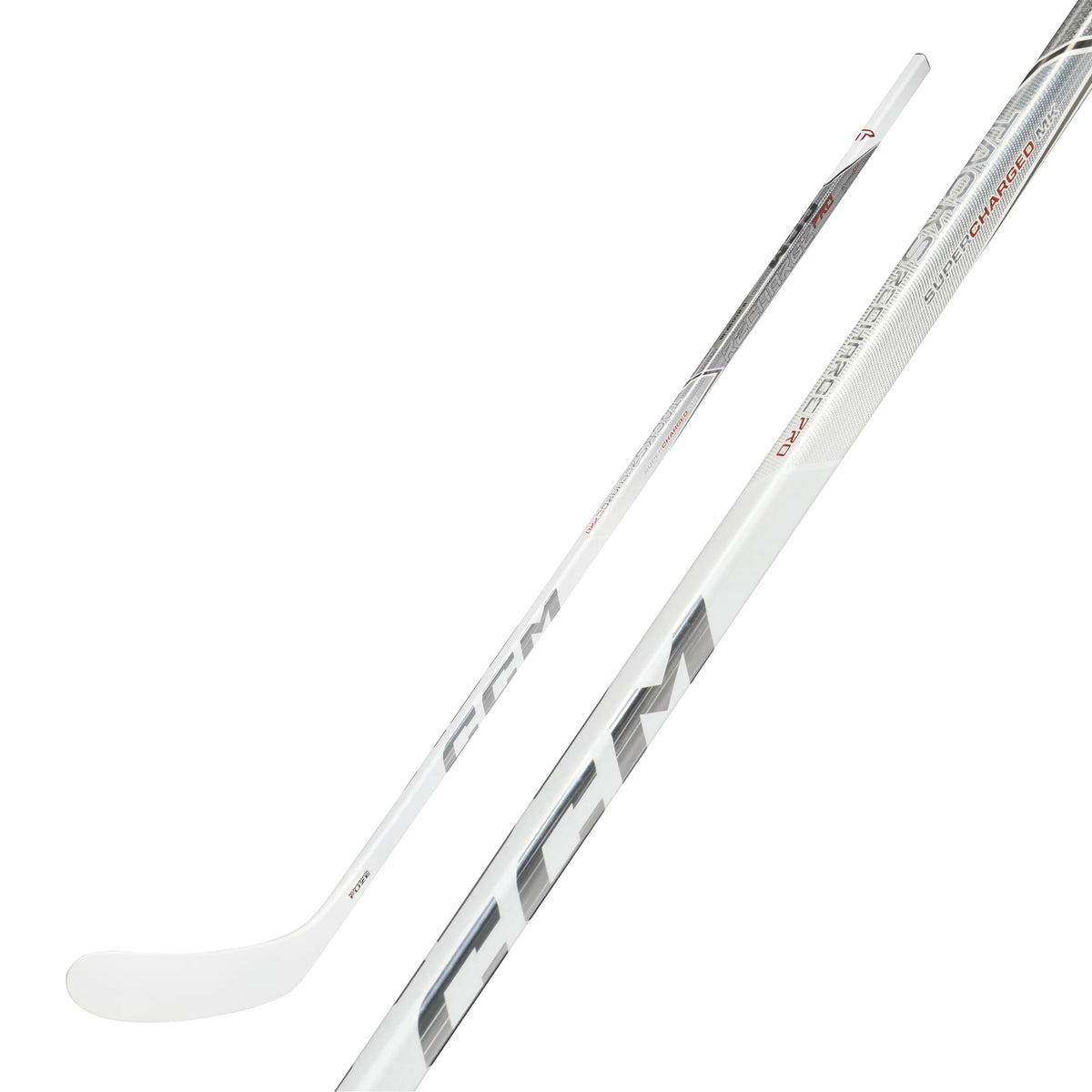CCM Tacks Recharge Pro Youth Hockey Stick - White alternate product view 5