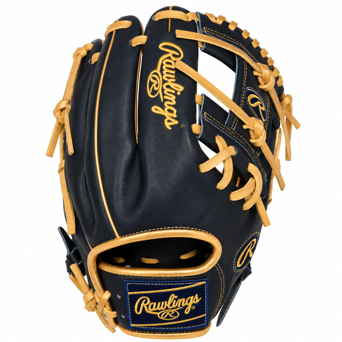 Rawlings Heart of the Hide 11.5" Infield Baseball Glove (Navy)