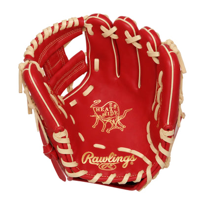 Rawlings Heart of the Hide 11.5" Infield Baseball Glove (Scarlet)