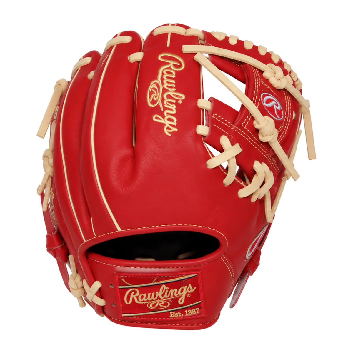 Rawlings Heart of the Hide 11.5" Infield Baseball Glove (Scarlet)