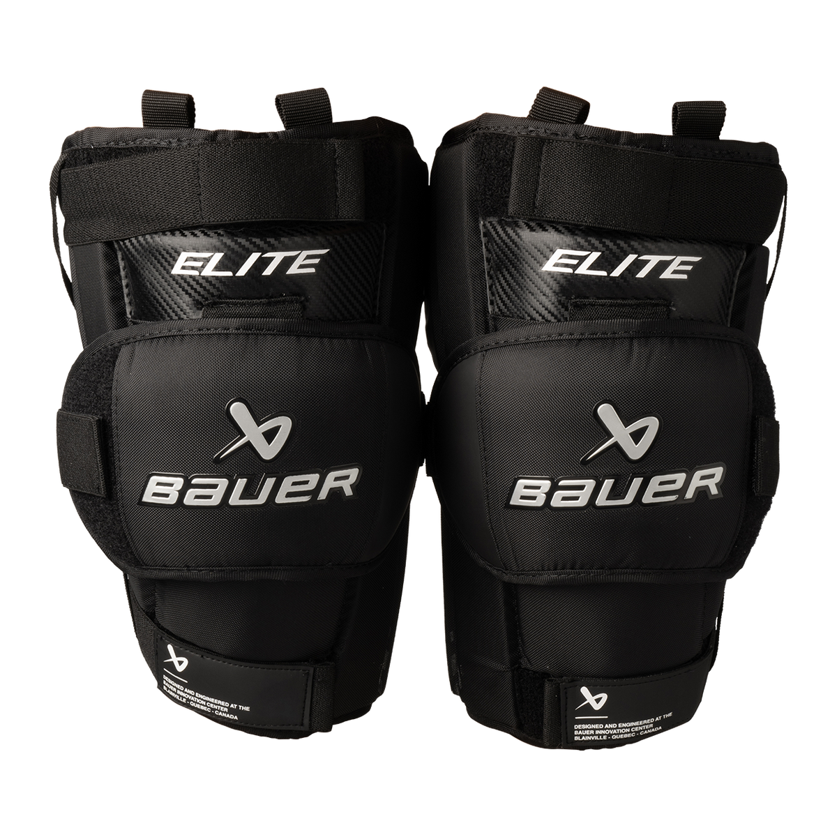 Bauer ELITE Intermediate Goalie Knee Guards (2025), front product view