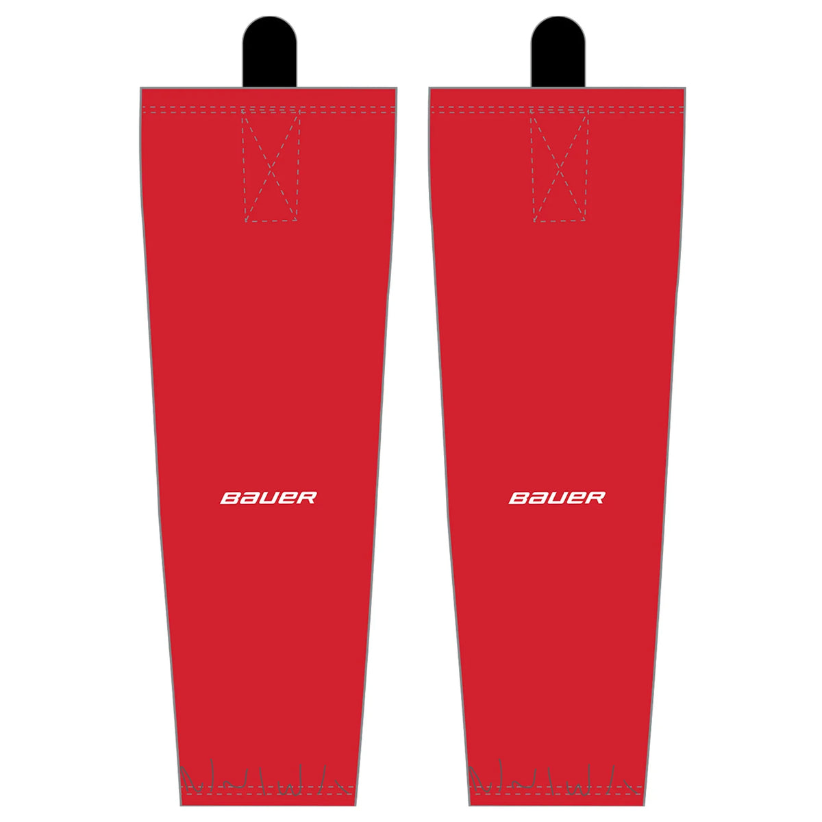 Bauer Flex Stock Hockey Socks, red senior, official product image