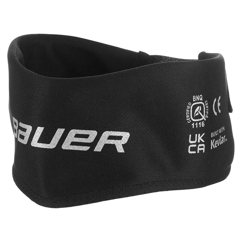 Bauer NG21 Premium Cut Resistant Neck Guard - Senior - Black