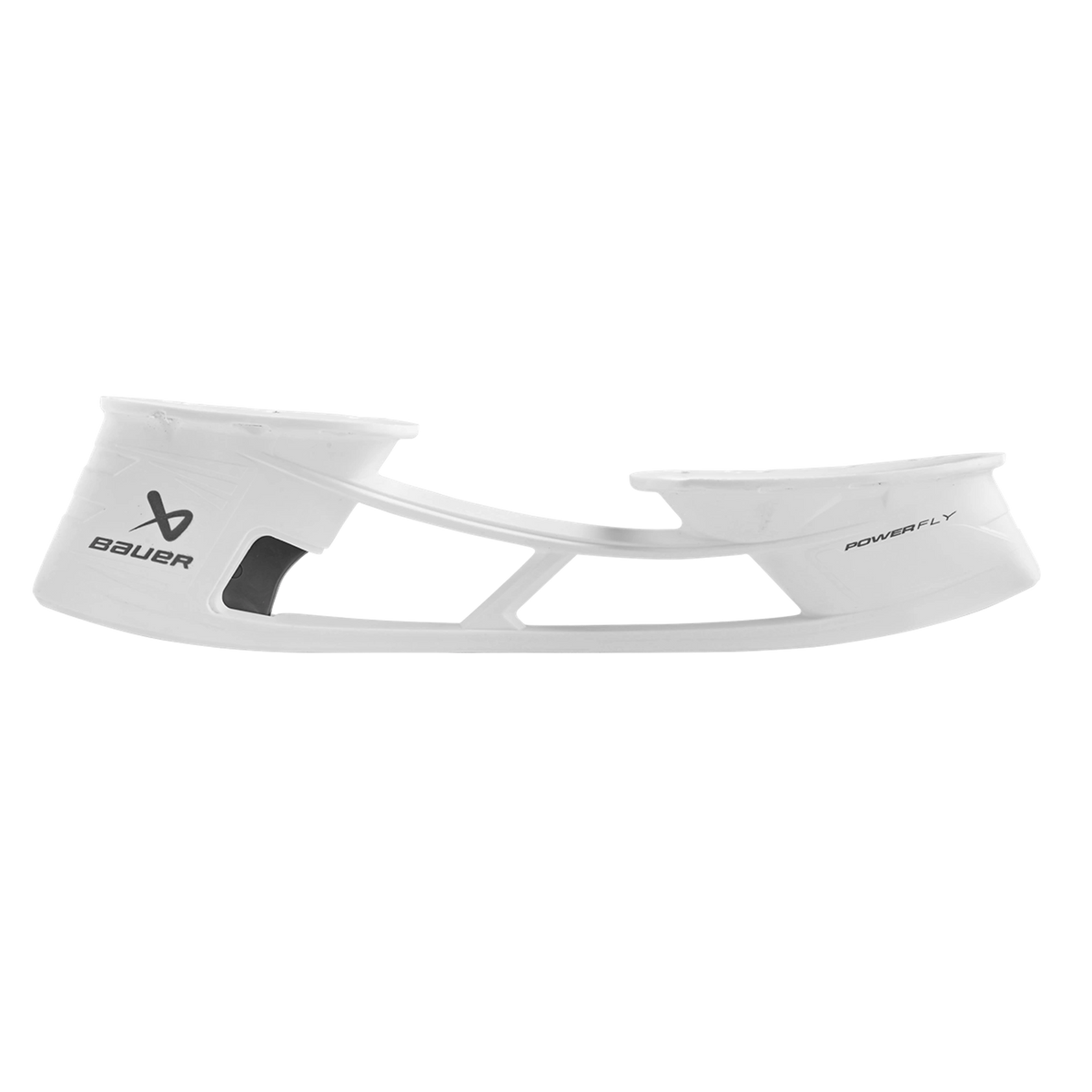 Bauer POWERFLY hockey skate holder, manufacturer's model photograph; size and side selected separately