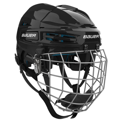Bauer Prodigy 2.0 Youth Hockey Helmet Combo (2026), black, with cage