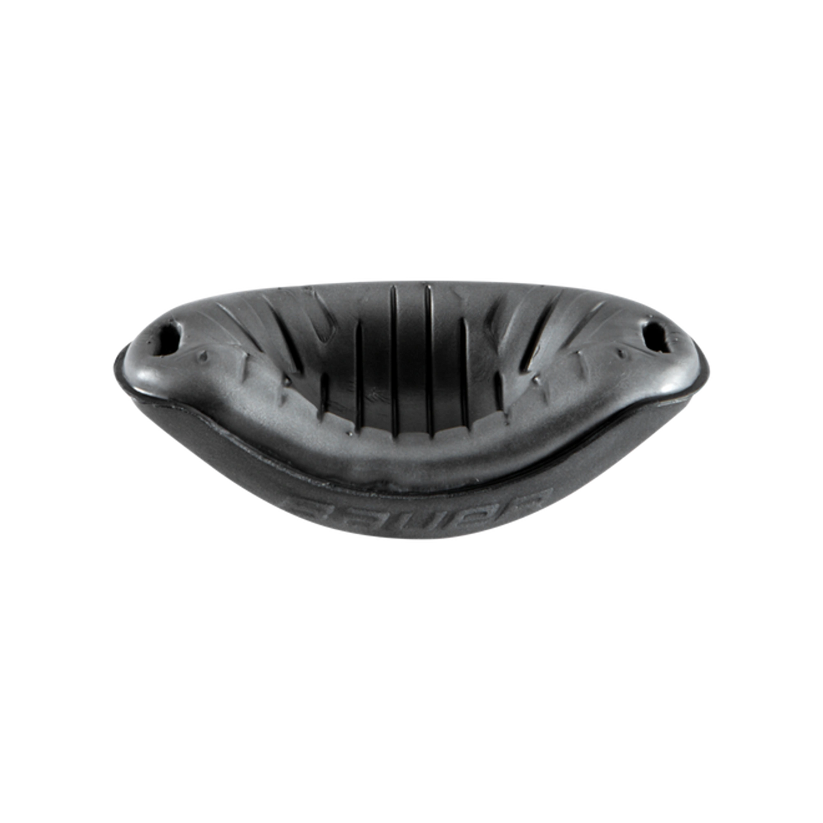 Bauer Profile II replacement chin cup, Black, part 1044596, isolated on white