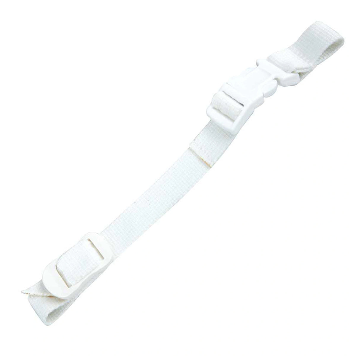 Bauer Quick Release helmet chin strap, White, original replacement part 1048089, white background