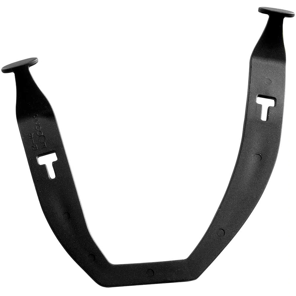 Bauer RE-AKT replacement helmet ear loop pair in Black, UPC 680680432478, isolated on white background