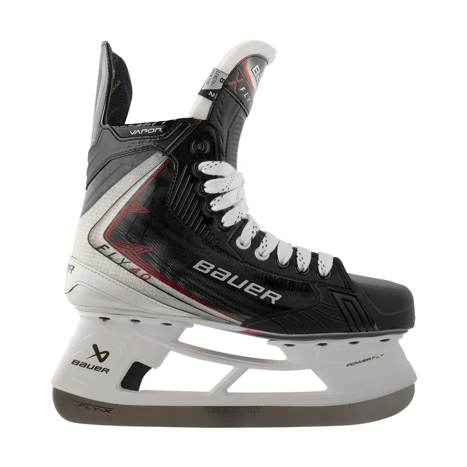 Bauer Vapor Fly40 Senior Hockey Skates side view on white background