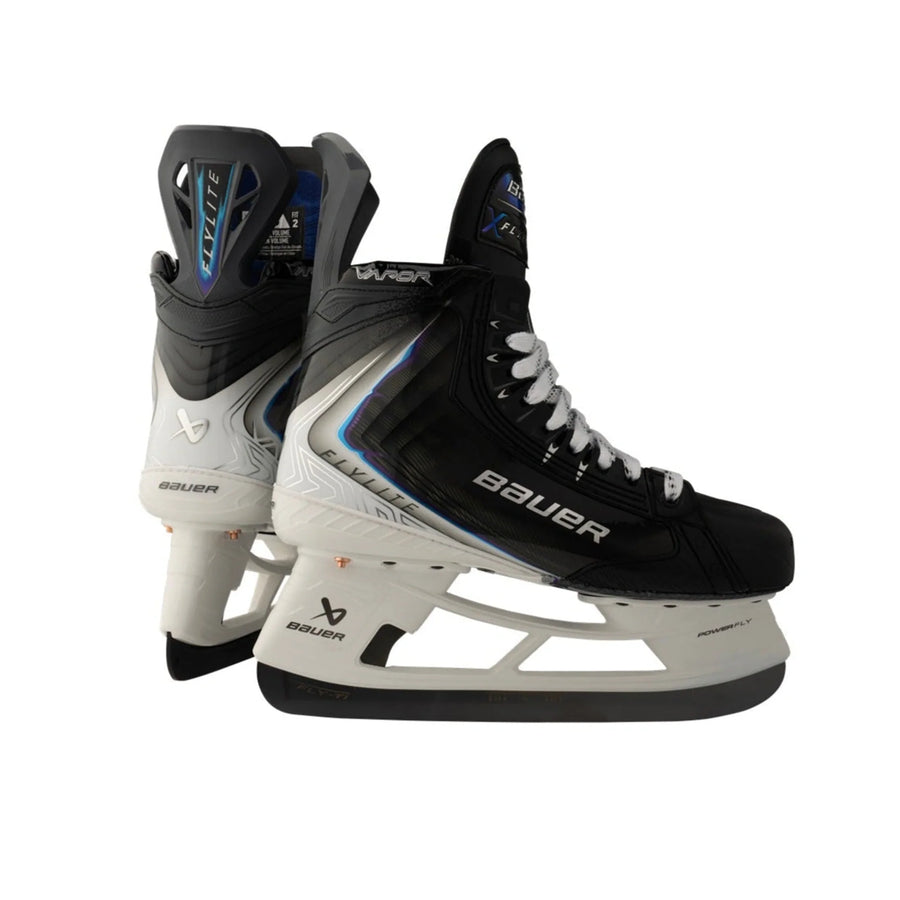 Bauer Vapor Flylite Intermediate Hockey Skates - side and rear pair view