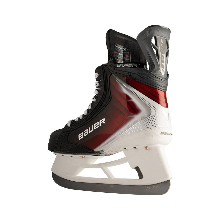 Bauer Vapor Flylite Red Senior Hockey Skates rear angle