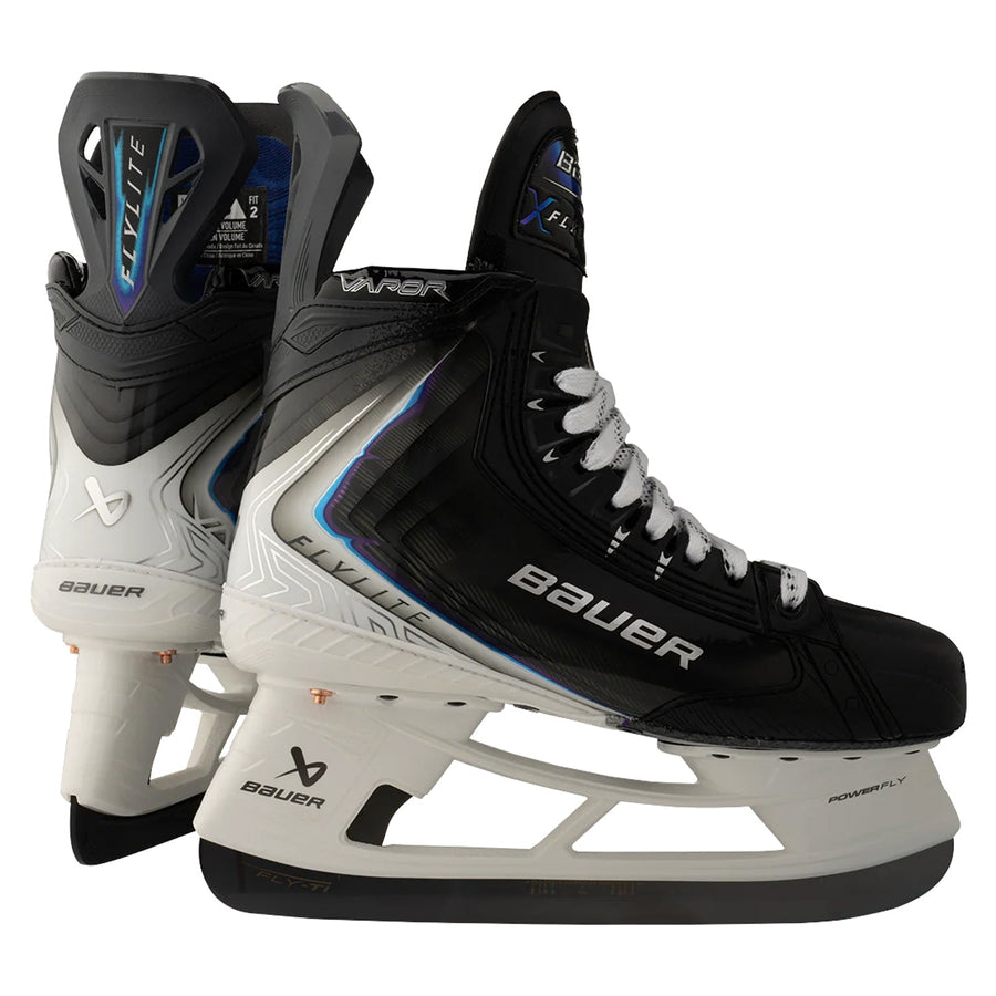 Bauer Vapor Flylite Senior Hockey Skates pair, rear and side view