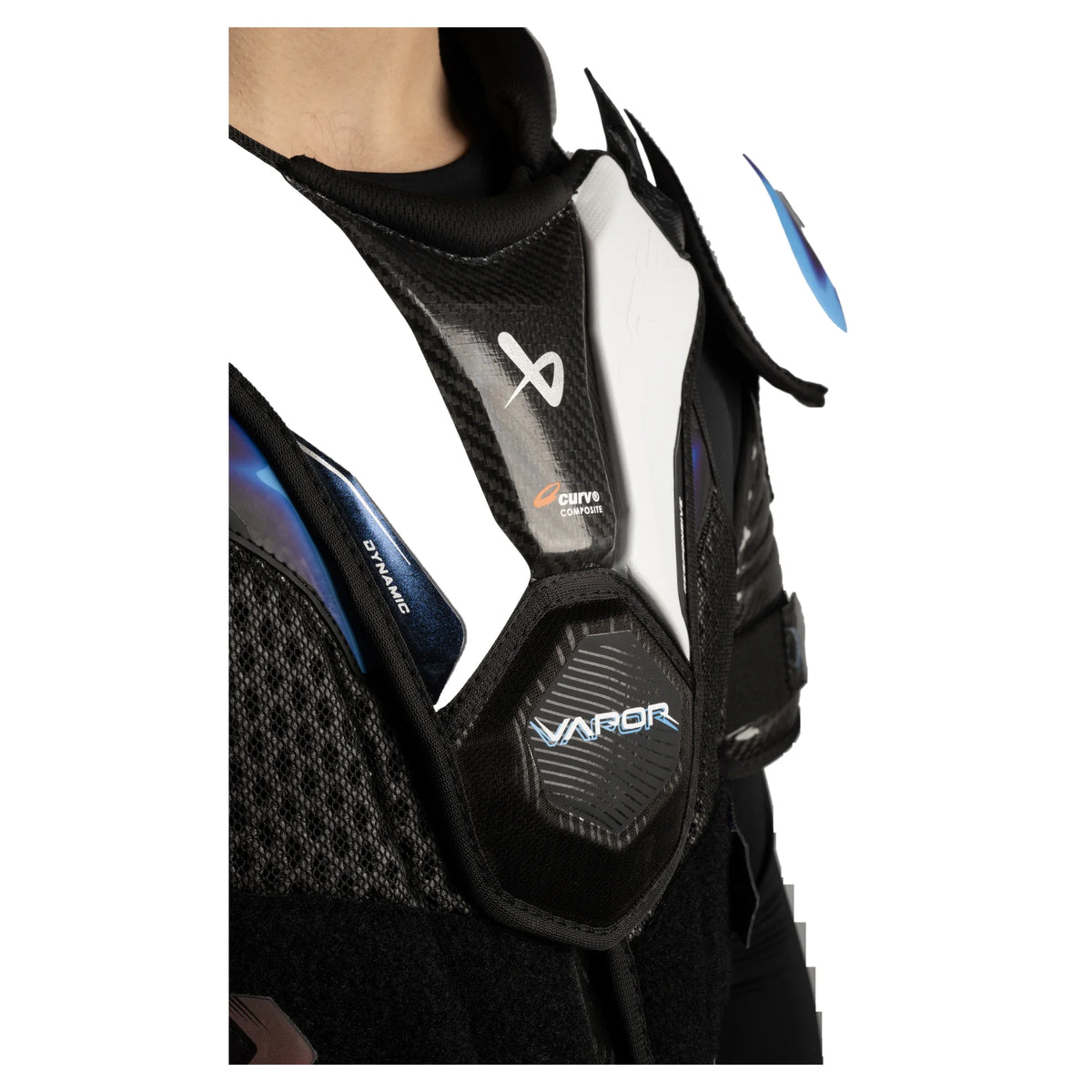 Bauer Vapor FlyLite Hockey Shoulder Pads sternum detail