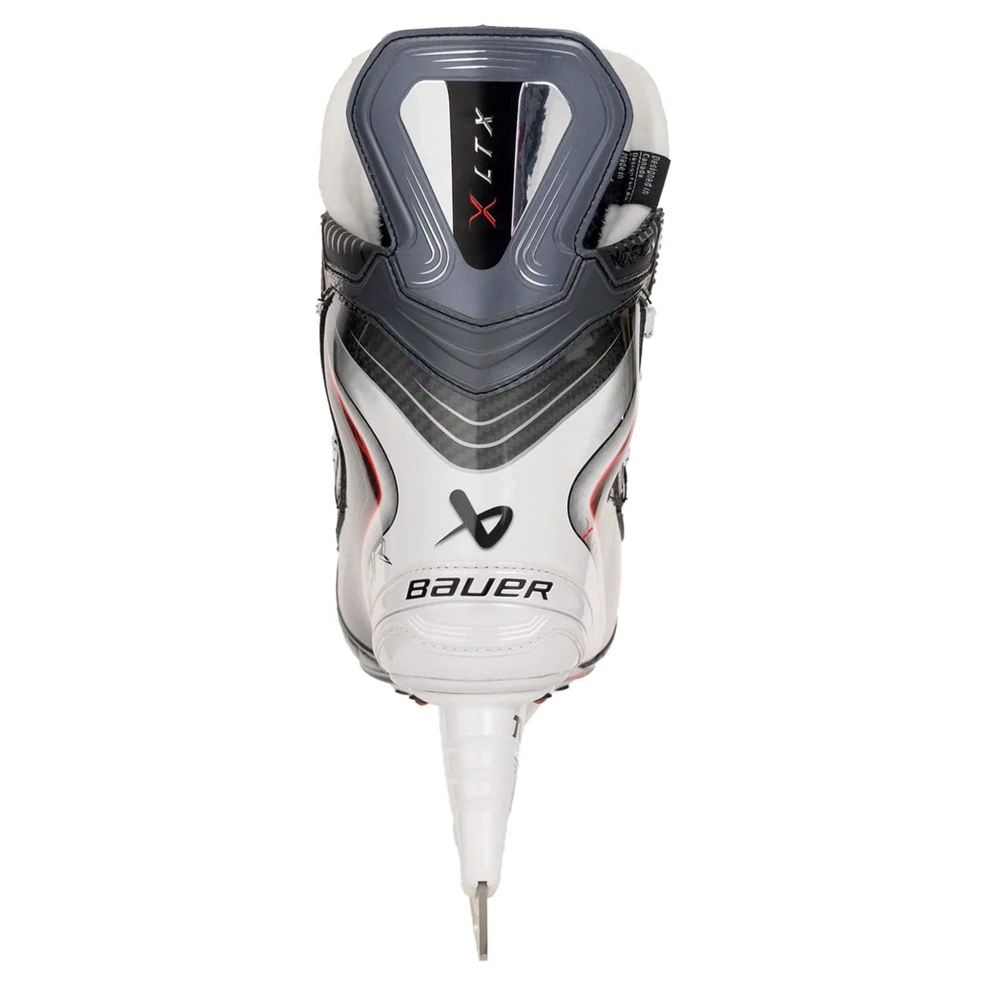 Bauer Vapor XLTX Senior Hockey Skates rear view on white background