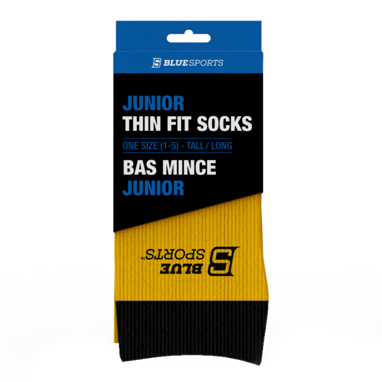 Blue Sports Pro-Skin Thin Fit Hockey Skate Socks - Yellow