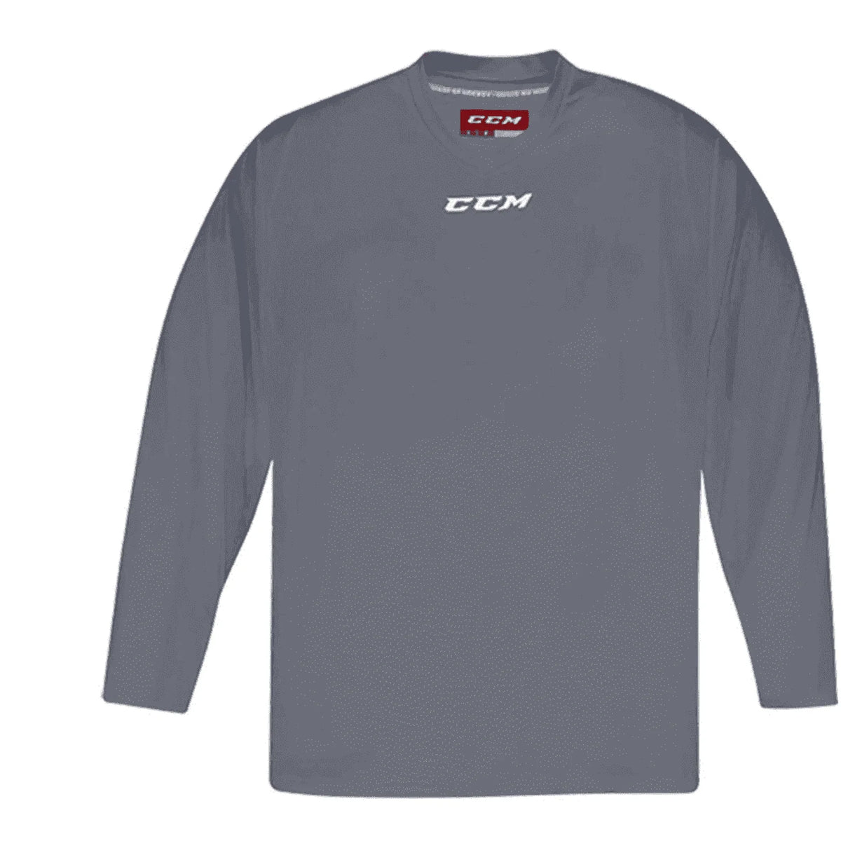 CCM 5000 Goalie Practice Jersey, Mystic Grey, goalie-cut front view