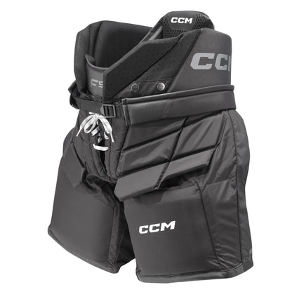 CCM Axis F9 Senior Goalie Pants black front view