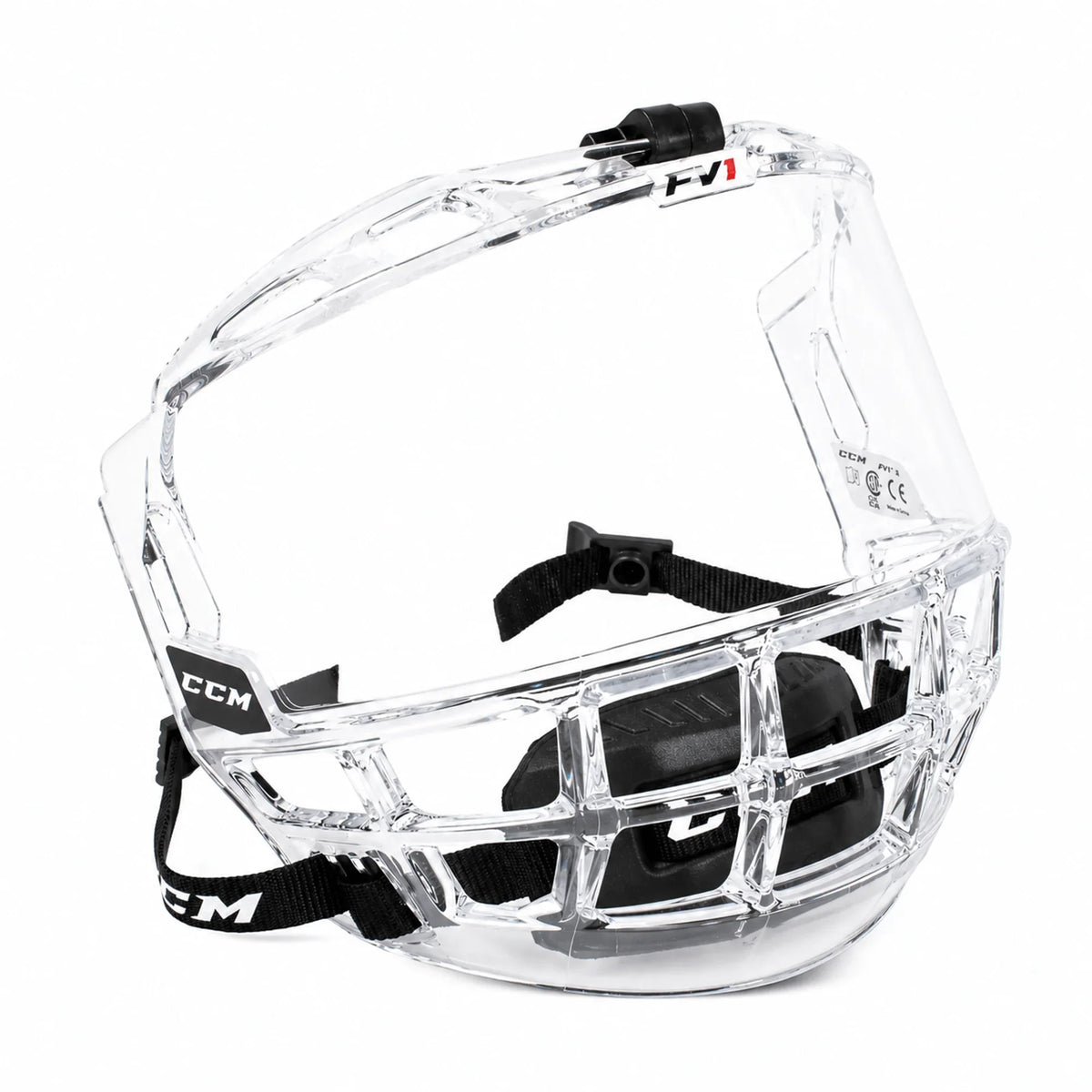 CCM FV1 Senior Full Face Clear Visor, front view
