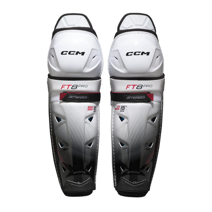CCM JetSpeed FT8 Pro Senior Hockey Shin Guards (2025)