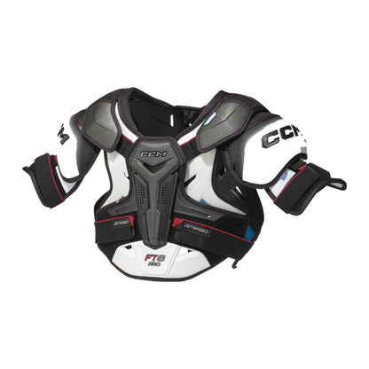CCM JetSpeed FT8 Pro Senior Hockey Shoulder Pads (2025) front view