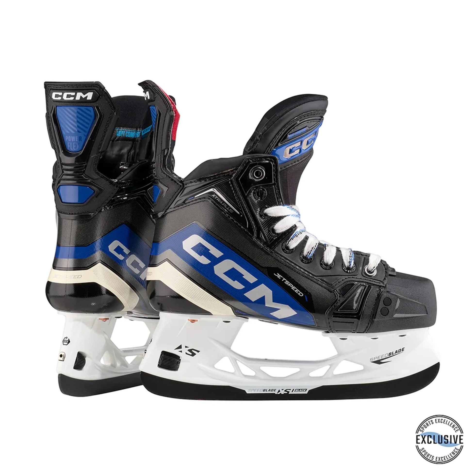 CCM Jetspeed XTRA Plus Senior Hockey Skates 2023 product view on white background