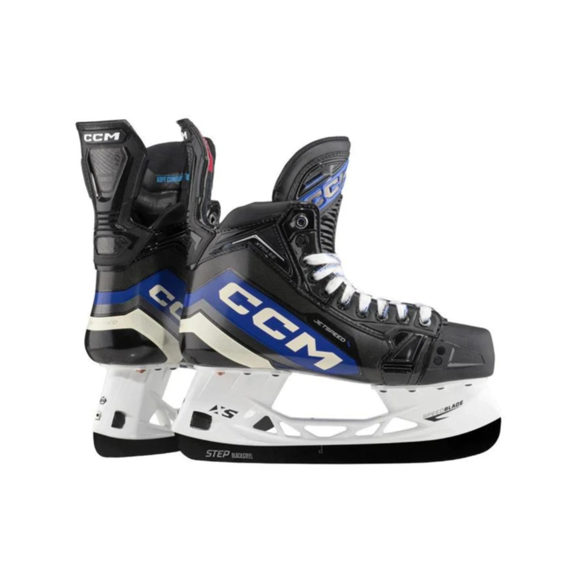 CCM Jetspeed XTRA SE Senior Hockey Skates 2023 pair on white background
