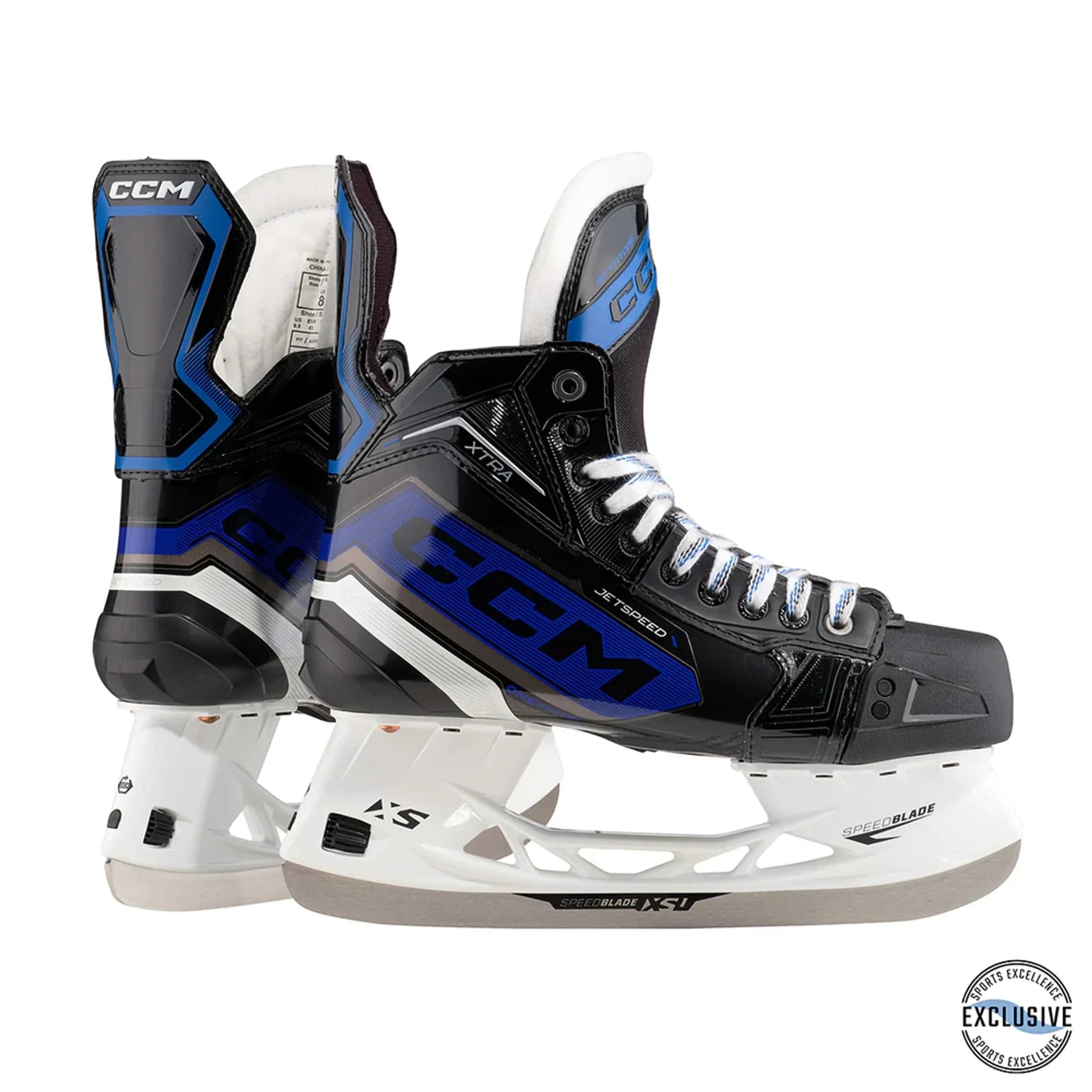 CCM Jetspeed XTRA Senior Hockey Skates 2023 product view on white background
