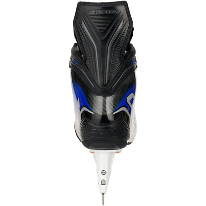 CCM Jetspeed XTRA Senior Hockey Skates rear view on white background