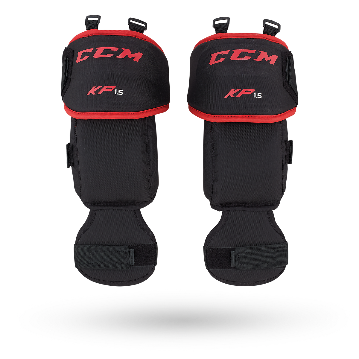 CCM KP1.5 Junior Goalie Knee Guards - front product view