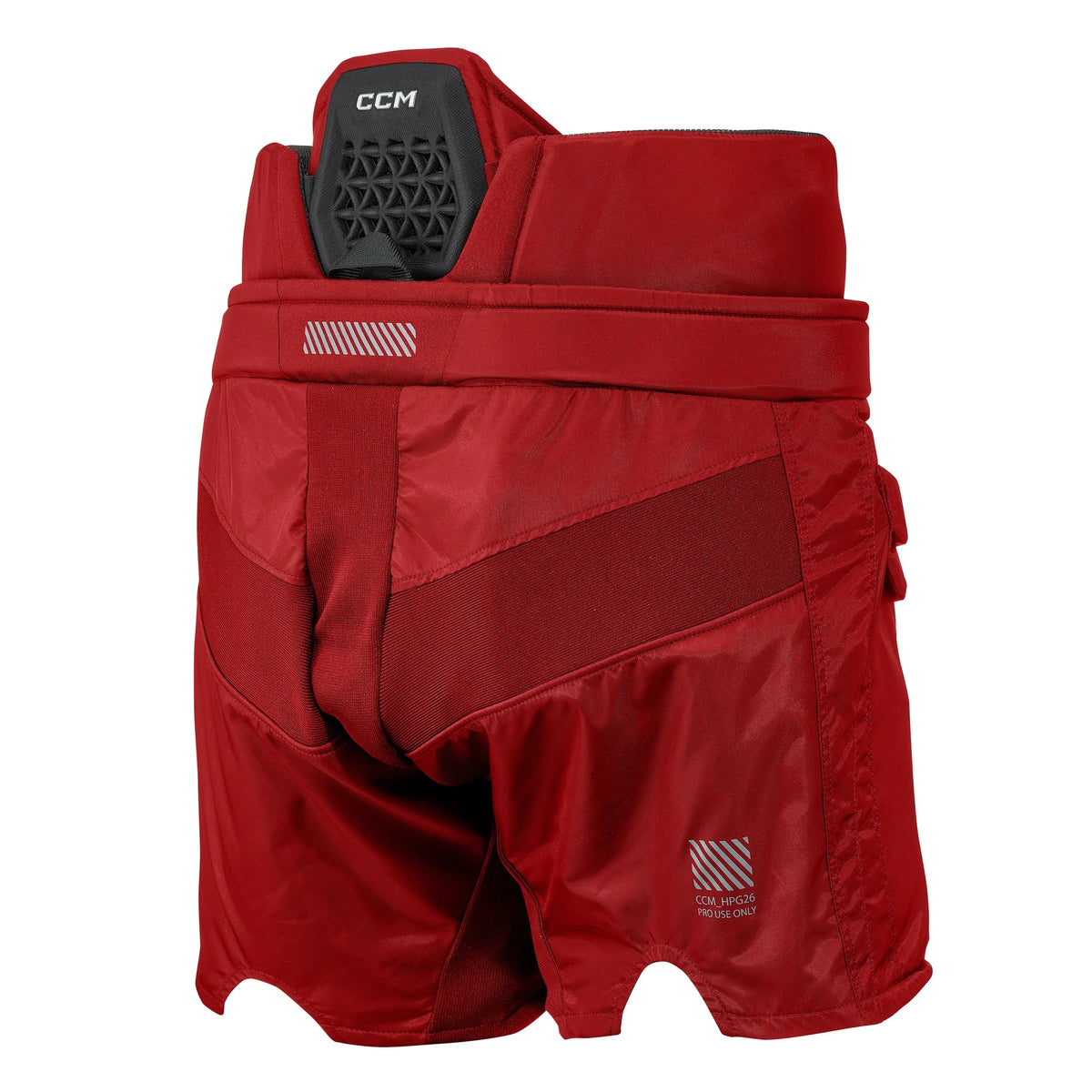 CCM Pro Spec Senior Goalie Pants red back view