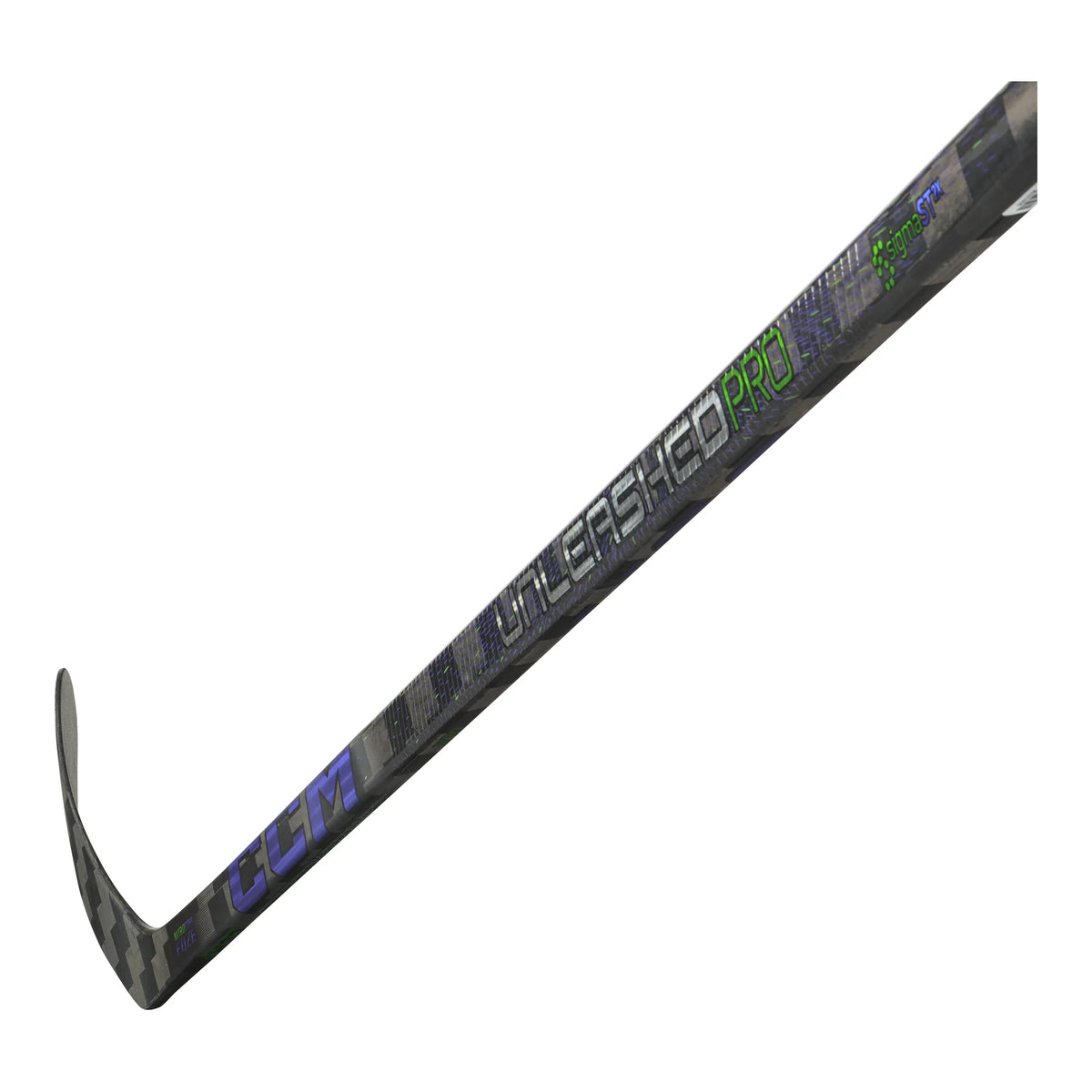 CCM Ribcor Trigger Unleashed Pro Junior Hockey Stick - Top Shaft