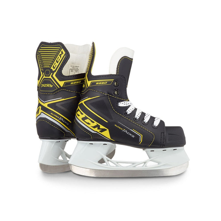CCM Super Tacks 9350 Youth Hockey Skates - pair rear and side view