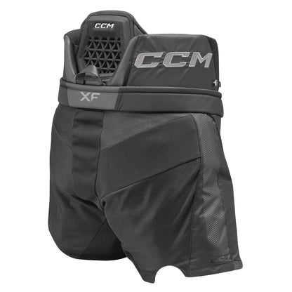 CCM Tacks XF Senior Goalie Pants black back view