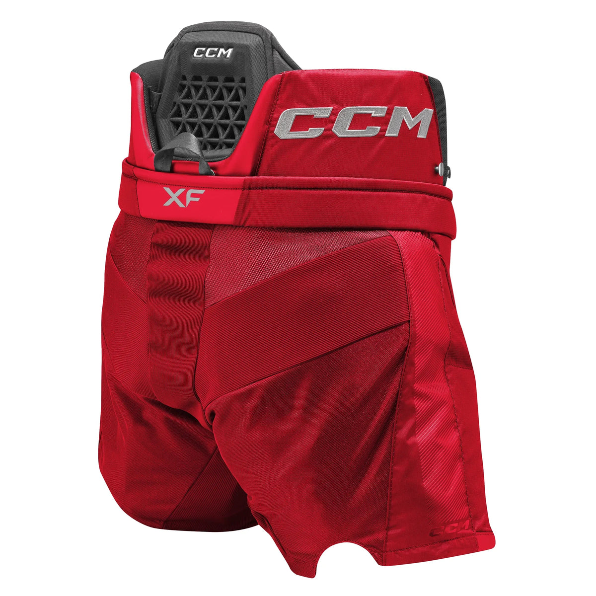 CCM Tacks XF Senior Goalie Pants red back view