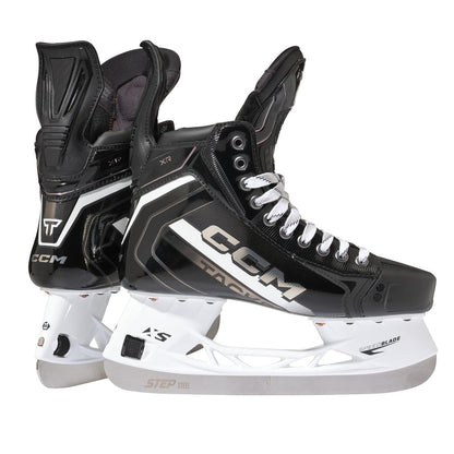 CCM Tacks XR Senior Hockey Skates pair, rear and side view