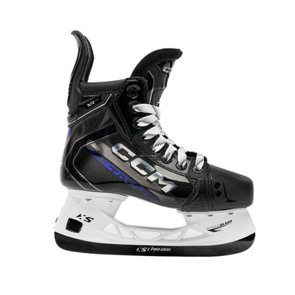 CCM Tacks XR85 Senior Hockey Skates pair, rear and side view