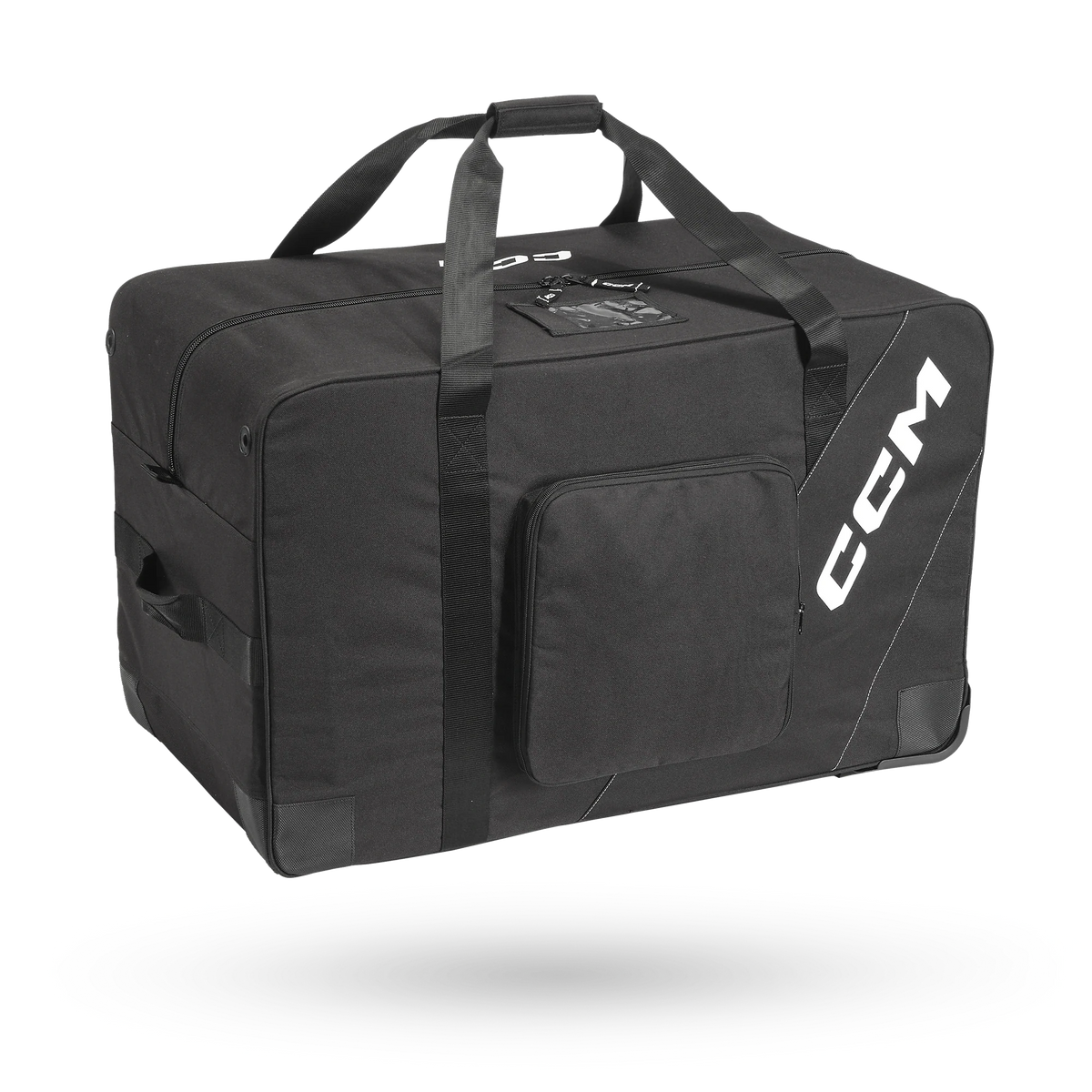 Authentic ccm team core 32 wheeled black product photograph; manufacturer UPC 683978080658.