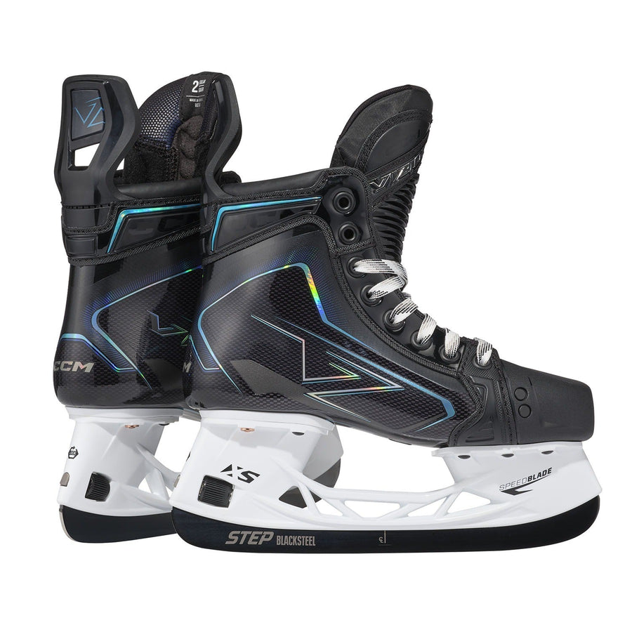 CCM Vizion Junior Hockey Skates - side and rear view