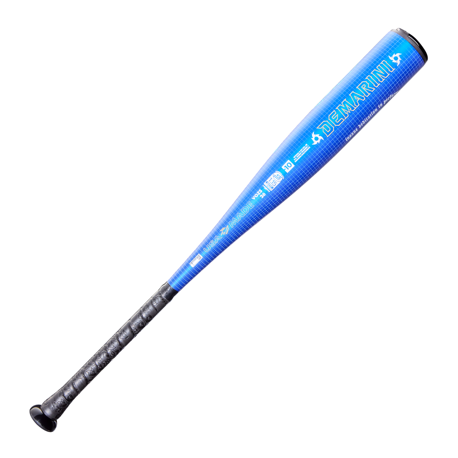 2026 DeMarini Voodoo One -10 USSSA baseball bat side profile