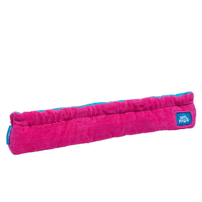 Guardog SoftPawz two-tone terry skate blade covers, Pink/Blue, official manufacturer product photo on white